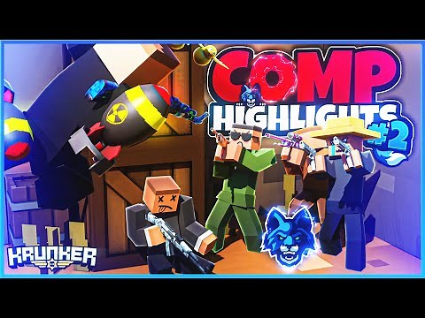 Krunker COMPETITIVE Gameplay #2! (HIGHLIGHTS!)