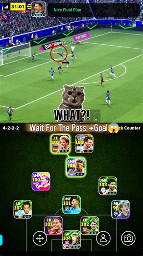 Messi Incredible Goal 😱🔥 | Unbelievable Counter Attack Finish #shorts