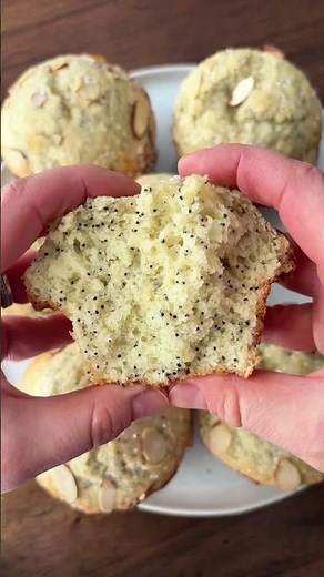 Almond Poppy Seed Muffins!