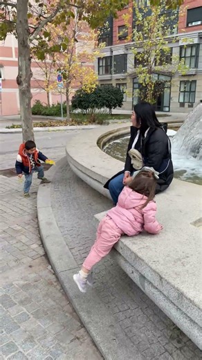 The Fountain of the Water Source in Madrid