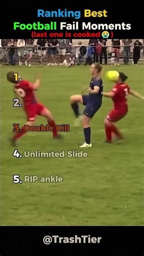 Ranking Best Football Fails!💀 #football #funny #shorts