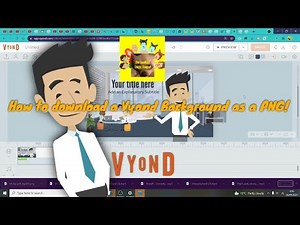 How to download a Vyond Background as a PNG!