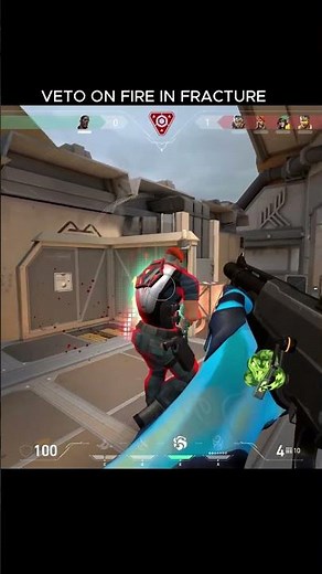 VETO DAY BY DAY BECOME NO. 1 (IN FRACTURE MAP) #valorant #valoranttips #valorantclips