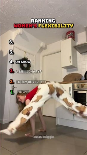 Ranking Women's Jaw-Dropping Flexibility! 🤸‍♀️ #shorts #flexibility #gymnastics