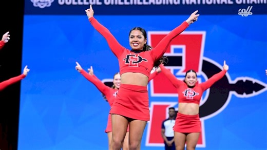 San Diego State Cheer Schedule At UCA College Nationals 2026 - Varsity TV
