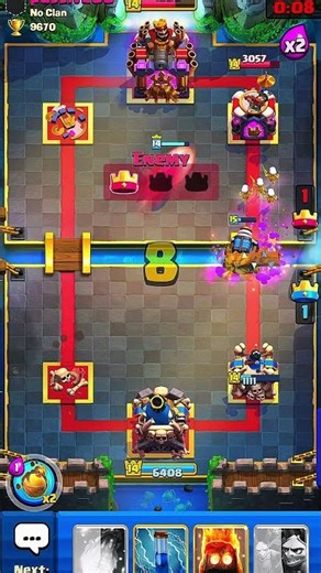 The ultimate 30-second comeback! 🤯 #clashroyale #best