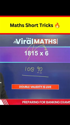 Maths Short Tricks 🔥 . . Follow:- The Viral Maths Reels . . #reels #reelsfb #maths #viralmaths #mathsshorttricks | The Viral Maths Reels