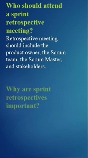 Agile Tutorial - Sprint Retrospective meeting | Sprint ceremonies