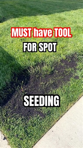 Must Have Tool for Lawn Repair & Spot Seeding￼
