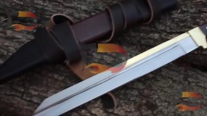 Handmade the Mighty Seax Sword With Leather Sheath - Etsy