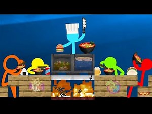 The Chef - Animation vs Minecraft Short 🍟🍔🍩🍗
