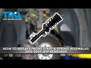 How to Replace Front Strut & Spring Assemblies 2015-2024 Jeep Renegade