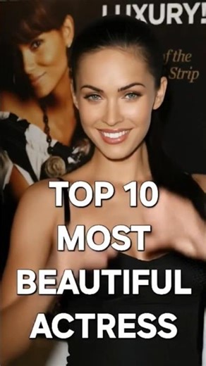Top 10 most beautiful actress in hollywood ! #hollywood