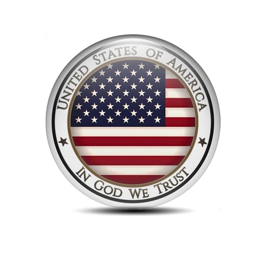 3D Domed USA Flag Sticker – in God We Trust – Premium American Emblem Decal – Waterproof Resin Vinyl for Car Laptop Phone - Etsy