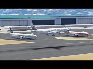 27 Minutes of Plane Spotting at Hong Kong International Airport (VHHH) - Infinite Flight Multiplayer