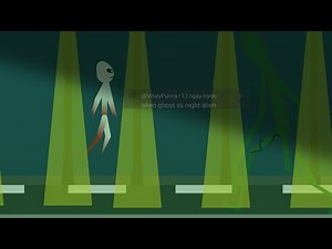 Alien ghost Vs night alien (long Trevor Henderson)