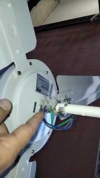 Conectar abanico industrial de techo