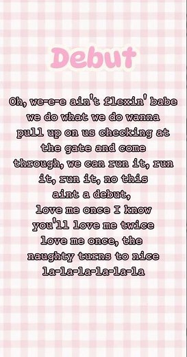 Debut - Katseye ( Lyrics) #debut #katseye #lyrics