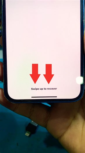 how to fix iphone swipe up to recover ✅