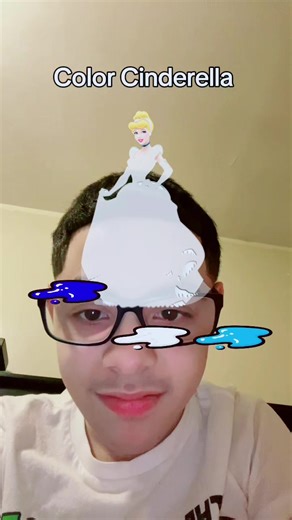 Cinderella Color Painting #sonicblue_432 #cinderellacolor #fyp #foryoupage #followmeplease