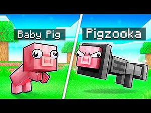 Minecraft but Every BABY MOB is a WEAPON!