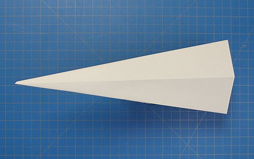 Fold 'N Fly » Wedge Paper Airplane Video Instructions