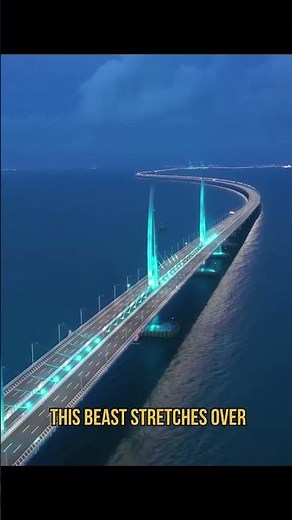 The Longest Bridge in the World Is Absolutely Unreal!! #LongestBridge #GuinnessWorldRecords