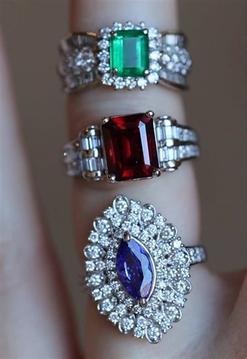 Loose Gems & Vintage/Estate Rings at JDA ♥️ Natural gemstones, natural diamonds, nothing plated, nothing filled- available on our eBay live auctions!