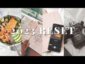 2023 RESET WITH ME | declutter + vision board *stop sleeping on yourself* 23 Ways to Reset for 2023