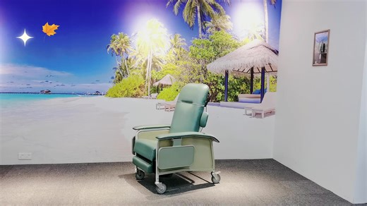 YC602 Hospital Manual Patient Medical Clinic Chair With Armrest Adjustable for Elderly Geriatric Chairs Reliner