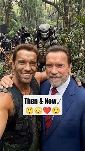 Arnold Revisits His Film Sets - Then and Now #ArnoldSchwarzenegger