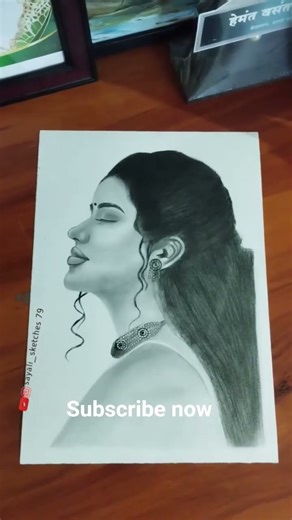 portrait sketch😍💕 how to draw portrait sketch? portrait sketch kaise banaye? #sketchartist #vairal