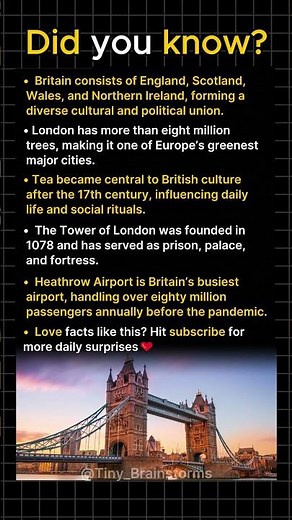 Things You Didn’t Know About Britain