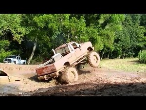 BUK MUD BOG , TYLER & DOUG BIG RED FORD MEGA MUDDER