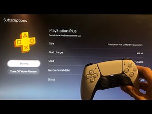 PS5: How to Extend/Cancel PS Plus Subscription Tutorial! (For Beginners) 2025