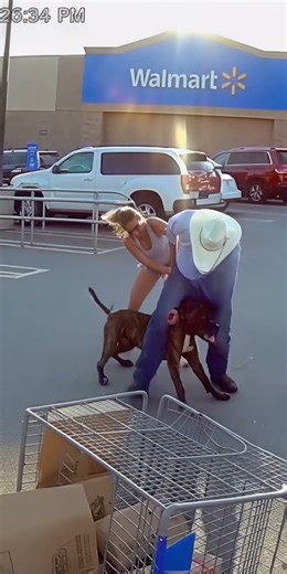 Walmart parking lot, Texas, afternoon