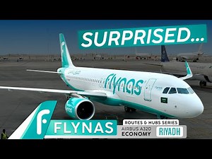 Domestic Saudi Flying · FLYNAS Economy Class A320 🇸🇦 Riyadh - Jeddah 🇸🇦 The Future Mega Hub...?