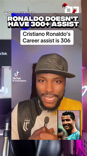 OFFICIALLY ITS 260 ASSIST FOR CRISTIANO RONALDO SORRY!!! #emmaknowsball #SportsOnTiktok #assist #cristianoronaldo
