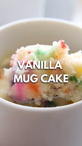 Vanilla Mug Cake—quick, easy, and the perfect single-serve treat! (If you ever want the recipe, just type RECIPE in the comments, and I’ll send it to you!) | Tastes Better From Scratch