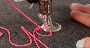 Couching Three Different Ways