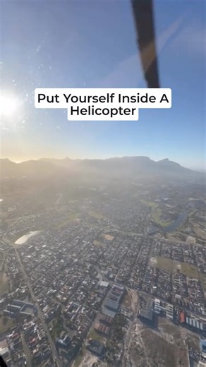 Sunlit Helicopter Flight – Peaceful Aerial Ambience