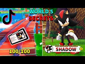 Testing World 5 TIKTOK HACKS to get SHADOW SKIN / sonic speed simulator