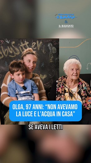 Il racconto inedito di Olga, 97 anni