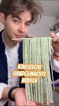 Kinesische Handgemachte Nudeln 😋 #china #rezept #nudeln