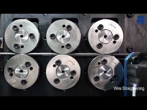 Simple and Fast CNC wire bending #wireworks #automotive #spring #3d