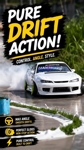 This RC Drift Car Has INSANE Angle! 🔥 Pure Drift Action!