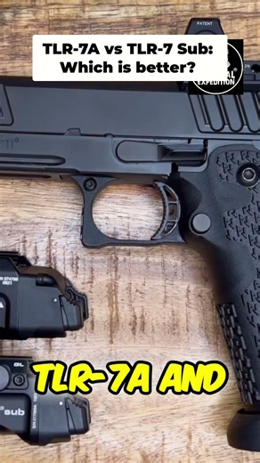 Streamlight TLR-7A vs TLR-7 Sub: Which Tactical Light Wins? #shorts