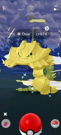 When I Got ✨Shiny Rock 🪨 in #pokemongo