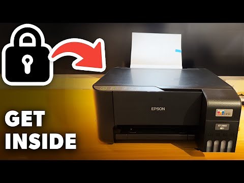 How To Get Inside Epson EcoTank (ET 2860, 2400, 2870, 2700)