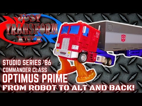 JUST TRANSFORM IT!: Studio Series '86 Commander Optimus Prime